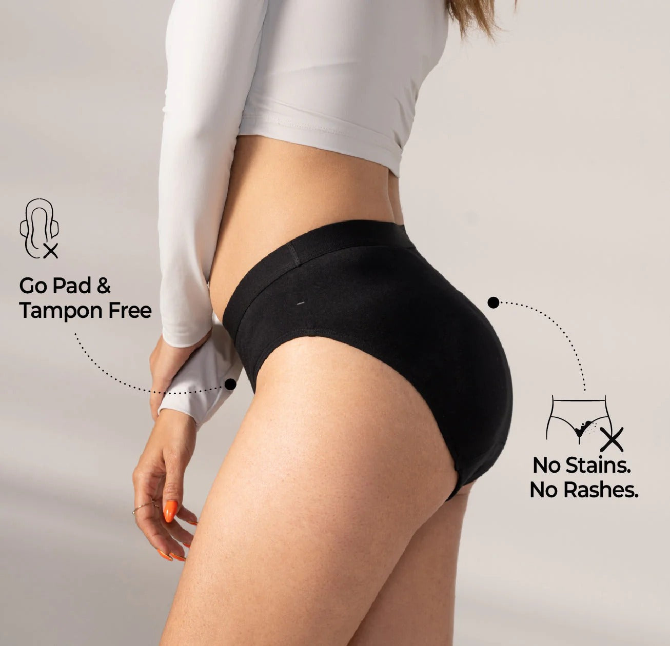 Absorbency 100% Leakproof Cotton Undies